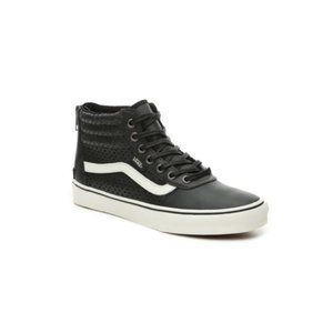 🛹Vans🛹Milton Hi Zip Sneakers, Sz 9, Leather NWT